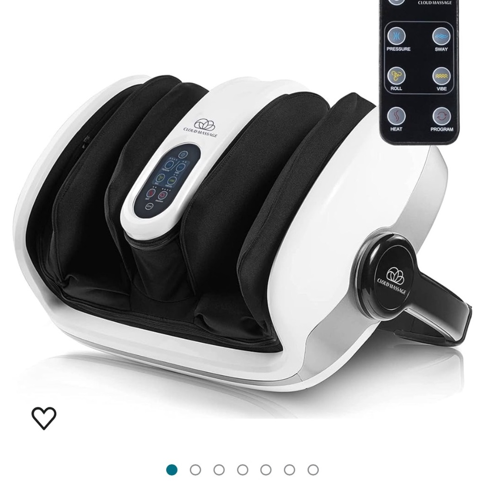 Cloud Massage foot and calf massager with remote. New in box.